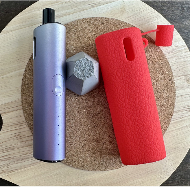 레더크레프트 아보카도베이비프로 전용 실리콘 케이스 위생캡덮개 포함, 레드, 1개