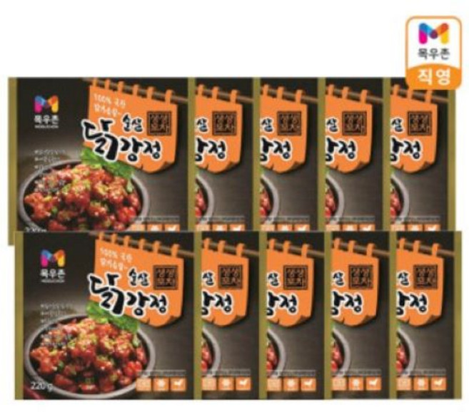 목우촌 생생포차 순살 닭강정 220g, 20개