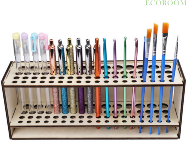 에코룸 붓거치대 연필꽂이 펜꽂이 색연필 정리대 스틱향, 1개, 상세페이지 참조