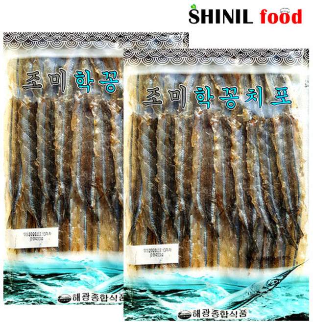 [요기푸드] 조미 학꽁치포 300g, 2개