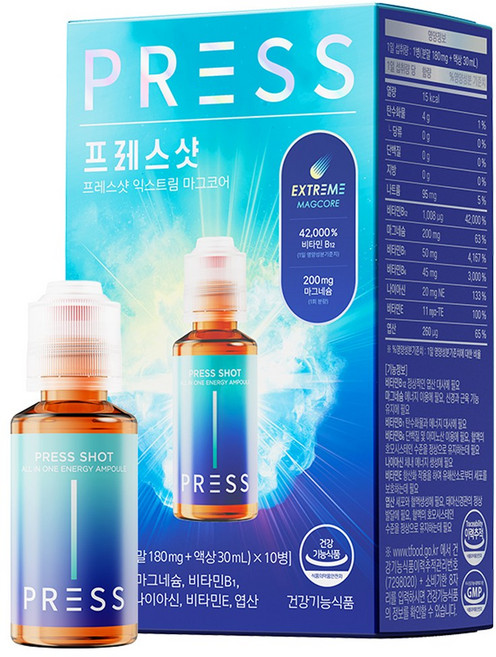 프레스샷 마그코어 영양제 10p, 10회분, 1개