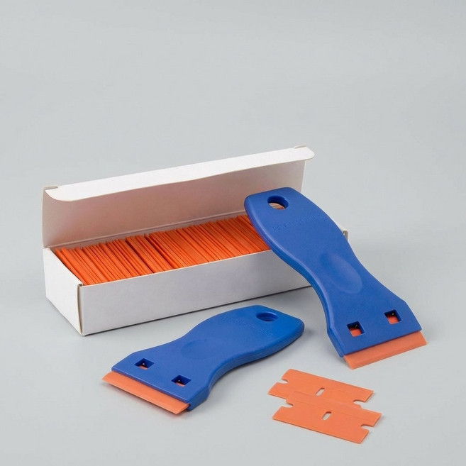 브로키 스티커제거기 교체형 멀티 스크래퍼2p+칼날100p 세트, 1세트