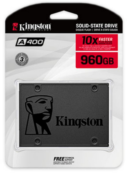 Kingston 金士頓 960GB 2.5吋 SATA3 SSD 固態硬碟 高速傳輸 相容多款筆電桌機 立即升級體驗, SA400S37