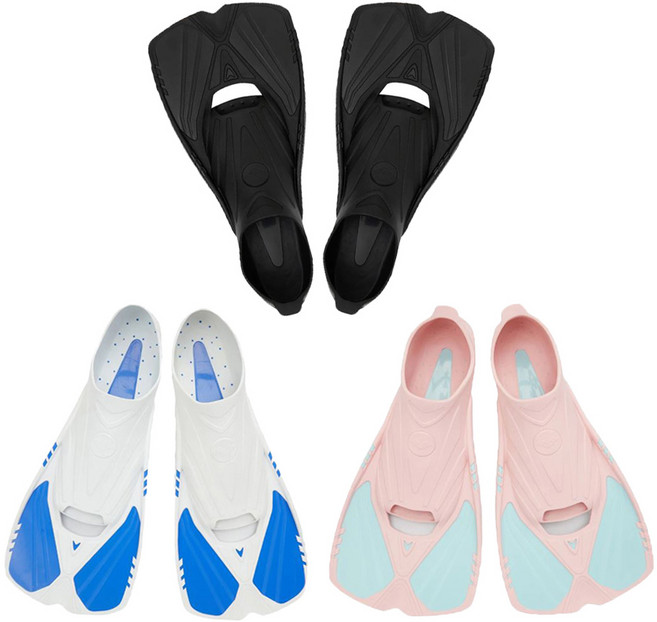 아레나 숏핀 오리발 A4AC1AF03, 화이트