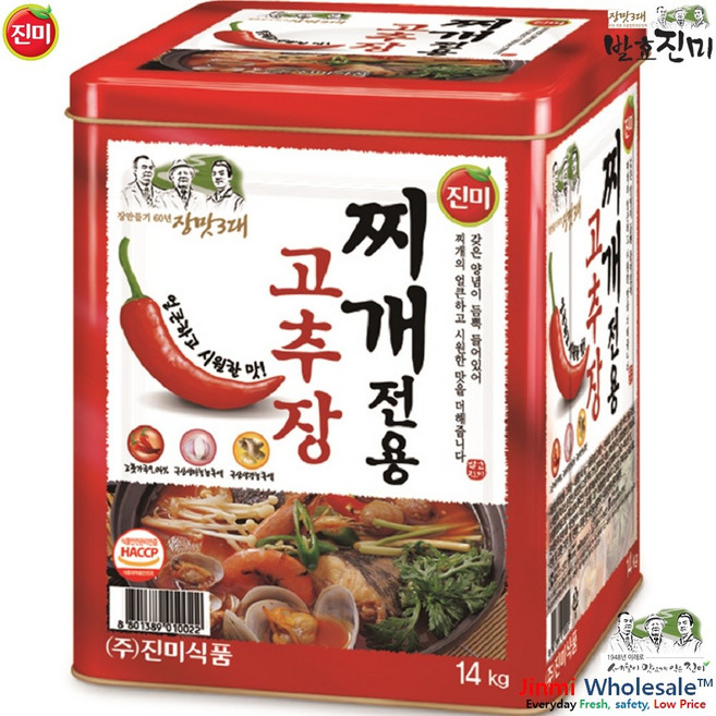 진미 고추장 찌개전용, 14kg, 1개