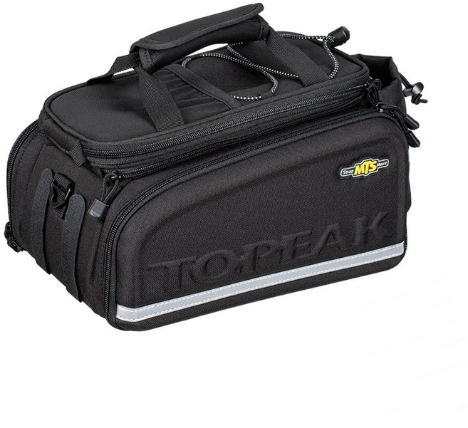 토픽 MTS 트렁크백 DXP 짐받이 가방 벨크로 고정방식, 블랙, 1개