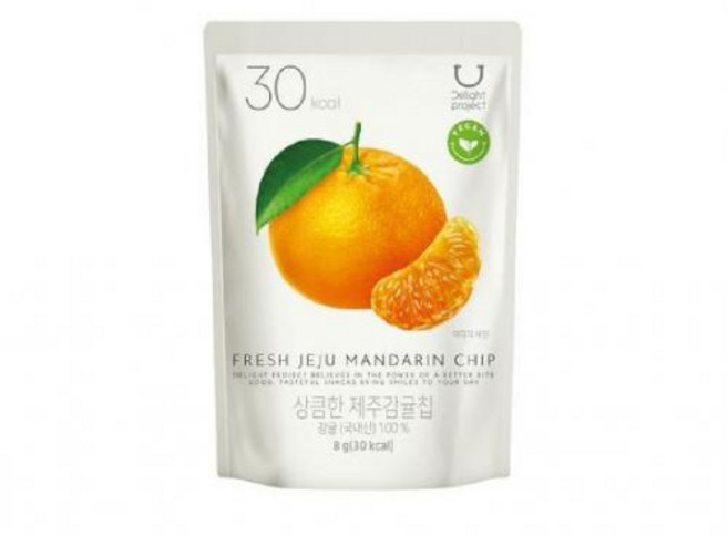 상큼한제주감귤칩 딜라이트프로젝트, 20개, 8g