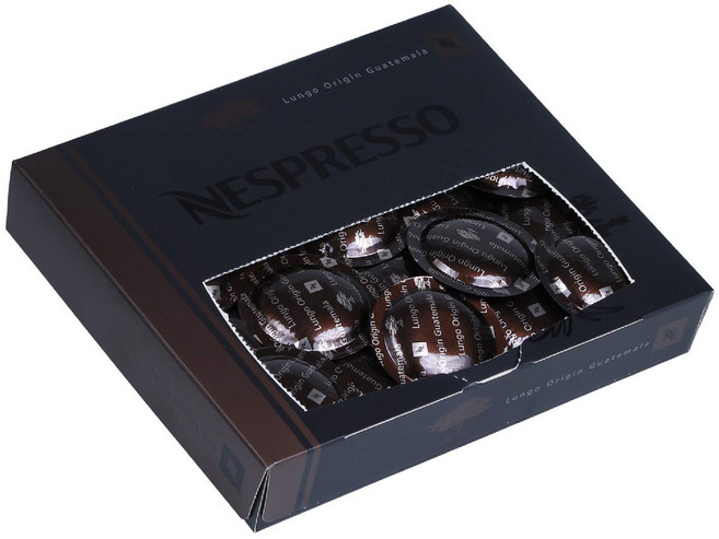 네스프레소 제니우스 프로 캡슐 패드 에스프레소 룽고 과테말라 50개 독일 내수용, 1개, 50개입