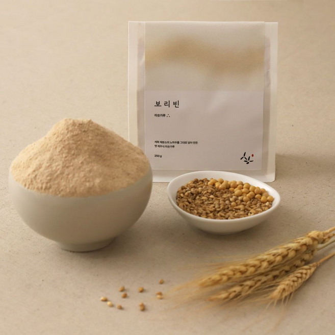 보리빈 옛날 보리 미숫가루 제주산 무설탕, 1개, 250g