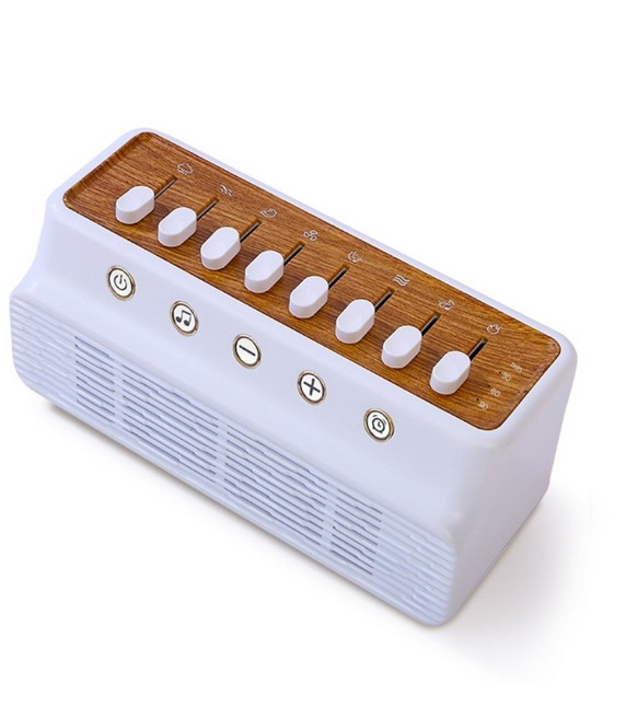 휴대용 백색소음기 아날로그 수면용 자연의소리 빗소리 화이트노이즈 발생기, 화이트