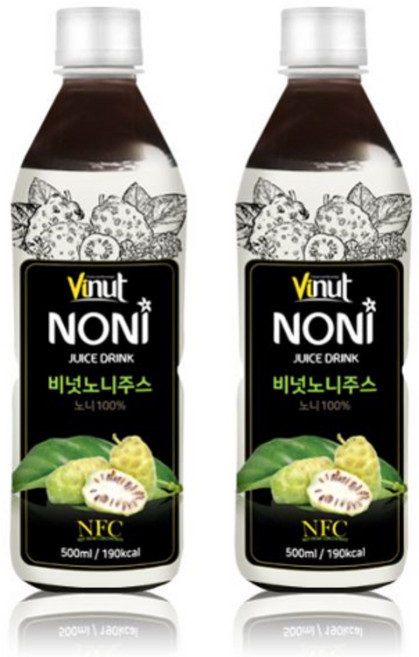 비넛 노니100%500mlx2병 베트남노니100%, 1세트, 500ml