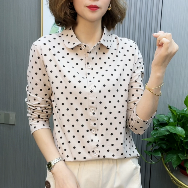 엄마옷마담4060 여성셔츠 캐주얼 도토 카디건 코트 정장남방 빅사이즈 칼라 블라우스