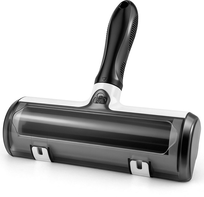 ADNEWX 반려동물 털 제거 반영구 돌돌이 롤 클리너, 1개, 블랙