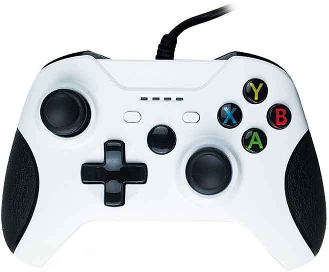 XBOX ONE 有線搖桿 支援 PC360 / XBOX主機 / Steam 遊戲, 白色, 1個