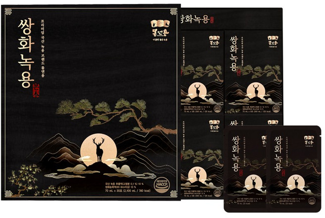 [몸엔용] 깊고 진한 전통쌍화가 들어간 쌍화녹용본 70ml X 30포, 30개