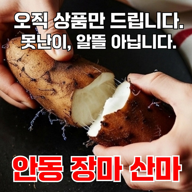 안동 마사토재배 장마 산마 상급정품, 1박스, 안동산마 (상품) 1kg