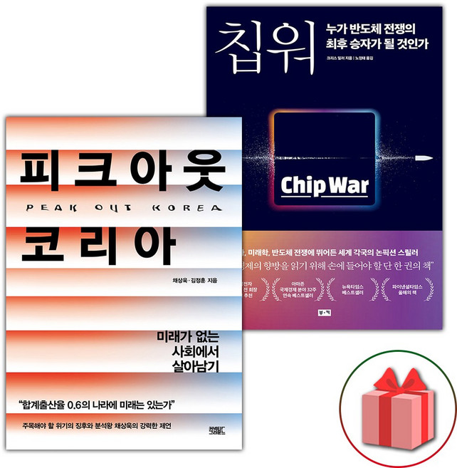 피크아웃 코리아 + 칩 워 누가 반도체 전쟁의 최후 승자가 될 것인가 세트 - 전2권
