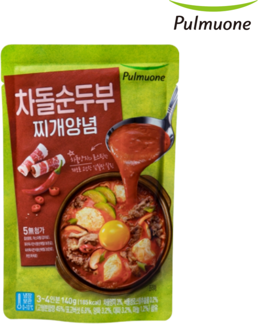 풀무원 차돌순두부찌개양념소스 140g, 1개