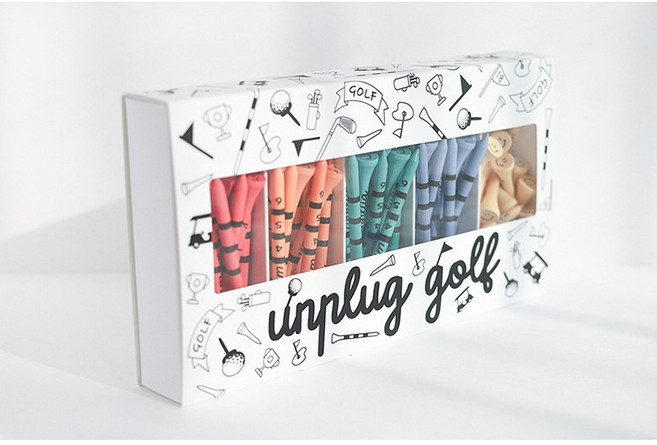 레인보우 골프 롱티 숏티 눈금티 나무티 드라이버티 90개 세트, 1개