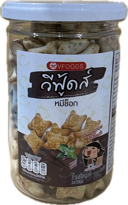 태국과자 초코베어 VFOOD 가까이스틱 기까이스틱 thailand vfood choco bear 태국 베트남 thailand vietnam, 1개, 200g
