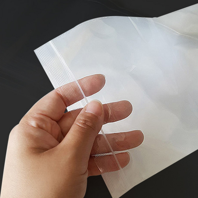모칸도 지퍼백 미니 소형 투명 포장용 비닐 여행 봉투 115개사이즈, 1개, 200매입