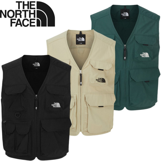 [백화점발송] 노스페이스 남여공용 조끼 메쉬 경량 봄 가을 등산 낚시 작업 현장 배달 베스트