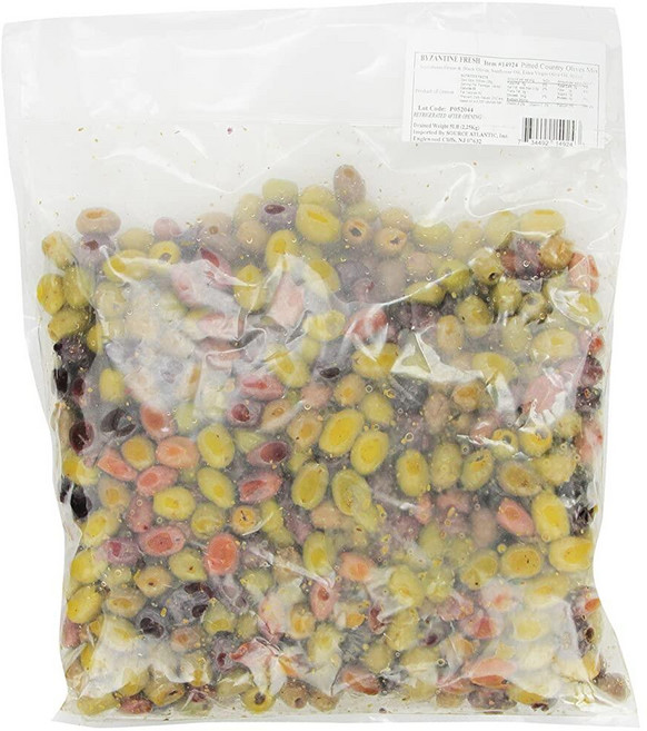 Byzantine 씨 없는 올리브 믹스 컨트리 2.3kg (5파운드), 1개
