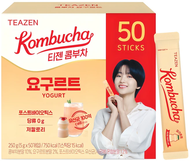 티젠 콤부차 요구르트, 5g, 50개입, 1개 - 쿠팡