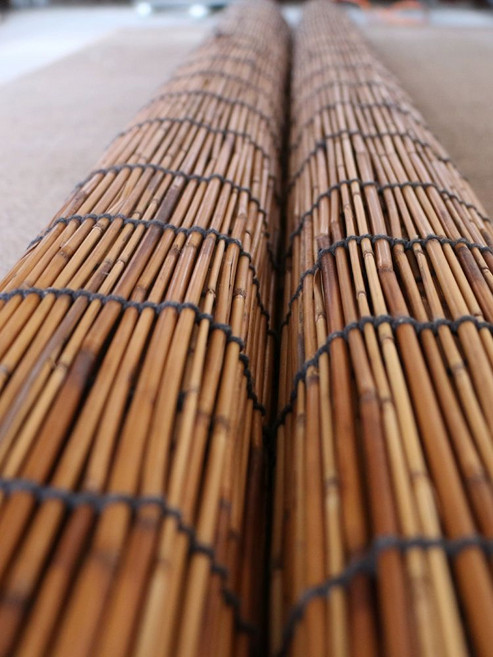 대형 갈대발 나무발 탄화 갈대 울타리 커튼 인테리어