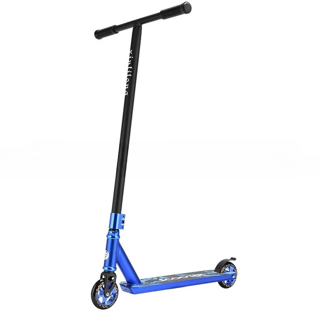 익스트림스포츠킥보드 묘기용 액션 킥보드 2륜 회전 스트리 성인용 전문가용 퍼포먼스용, 검정과빨강93Y폴