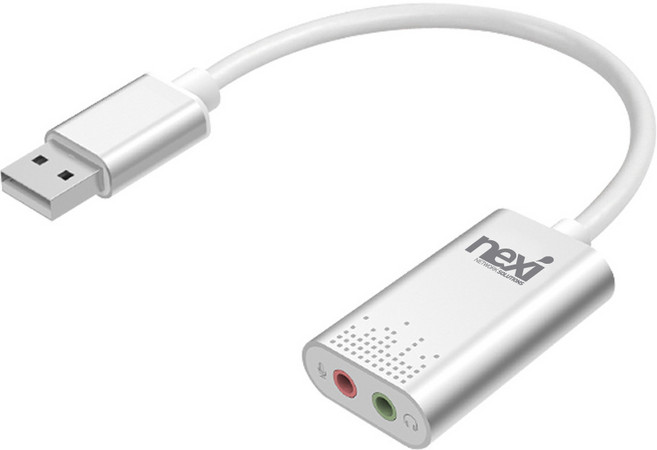 NX-U20STC USB타입 사운드카드 오디오 컨버터 (NX614), 1개