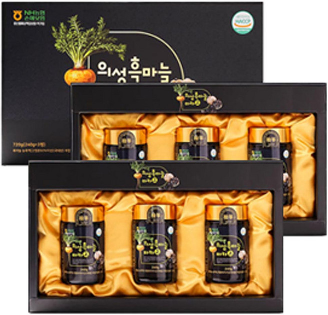 [조이 TV홈쇼핑] 의성 흑마늘 마카고 발효 농축 진액고 액기스, 2박스, 720g