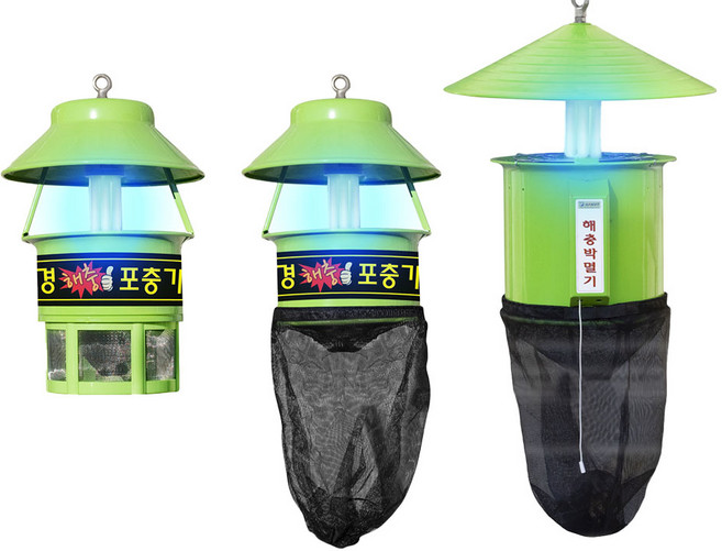 포충기 벌레 퇴치기 모기 날 파리 목장 캠핑장 포집기 버그킬러 케이스형