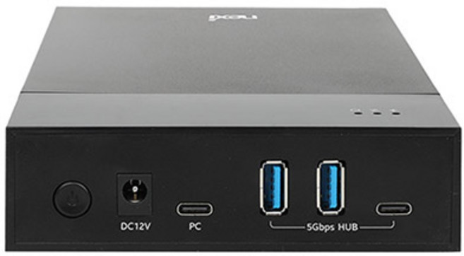 넥시 NX-U3035HC + USB3.0 HUB 외장하드 (4TB), 블랙, 4TB, NX-U3035HC-HUB