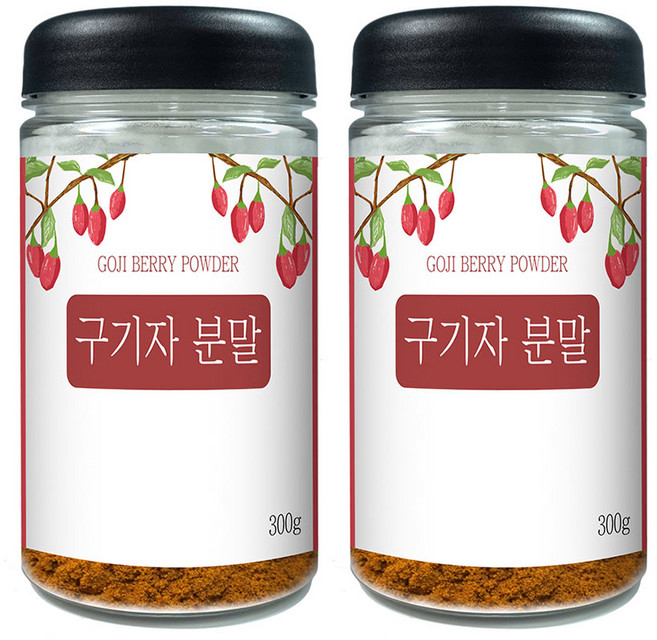 국산 구기자가루 300g 분말, 2개