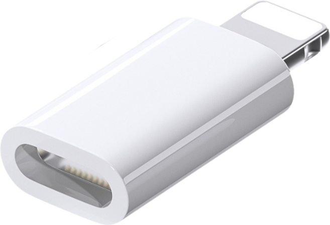 貼膜達人 Type-C 轉 Lightning 充電傳輸轉接頭 快速充電 輕巧便攜 蘋果設備適用, 白色, 1個, 2cm