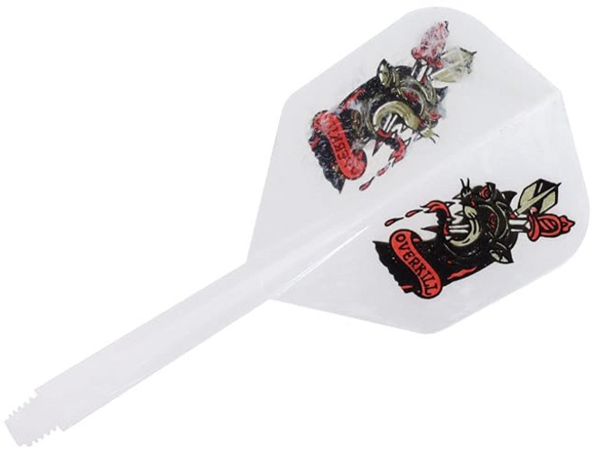 CONDOR OVER KILL 콘돌 플라이트 오버킬 야마다 유키 선수 모델 Small M 마블 화이트 다트 플라이트 tdf7912