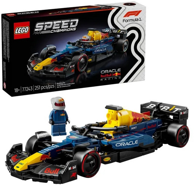 LEGO 77243 Oracle Red Bull Racing RB20 F1 賽車 樂高積木, 1個
