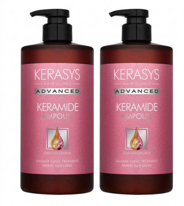 케라시스 케라마이드 극손상 헤어트리트먼트, 1L, 2개