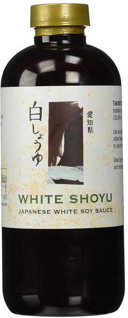 타쿠코 화이트 쇼유 일본식 간장 12온스, 1개, 375ml