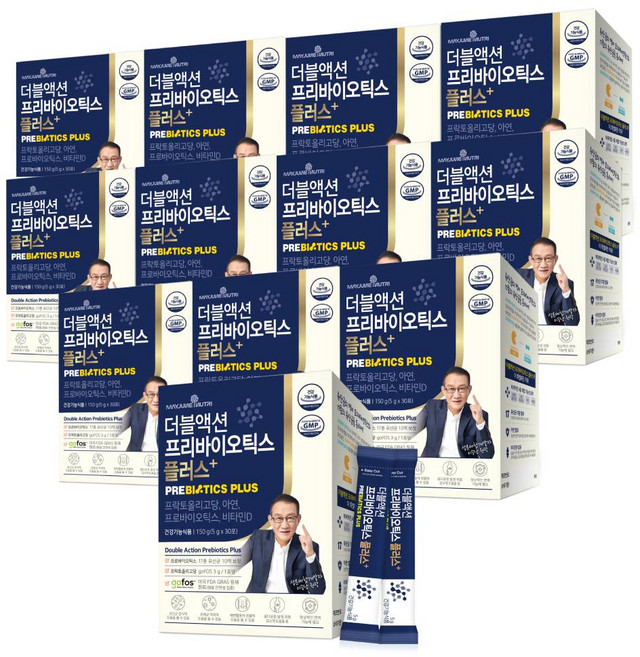 메이준뉴트리 더블액션 프리바이오틱스 플러스 유산균 30p, 150g, 12개