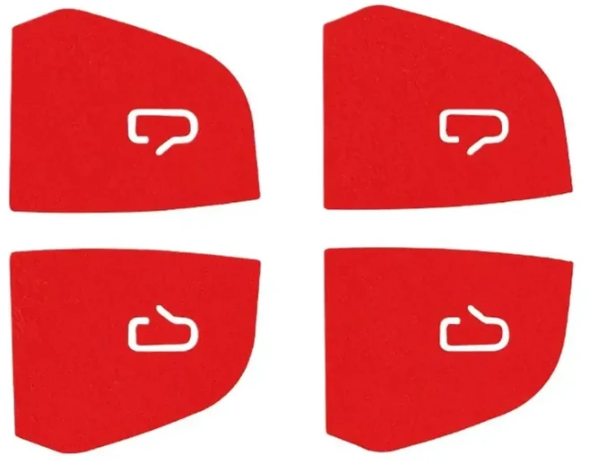 쿠쿠스토어 테슬라 Y 하이랜드 주니퍼 2025 차량 내부 도어 버튼 트림 스티커 패치 액세서리, 01 4, 01 CN