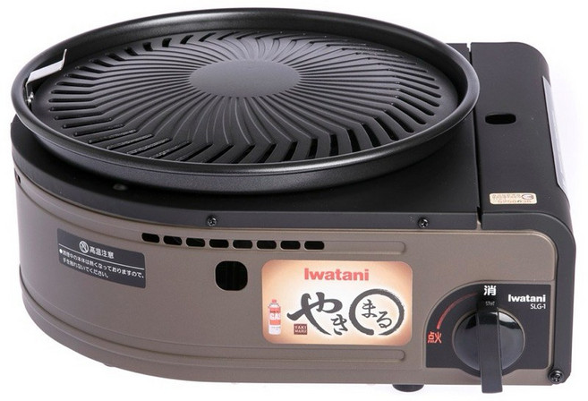 Iwatani 岩谷 無煙燒烤卡式爐 CB-SLG-1 壓電點火式, 1個