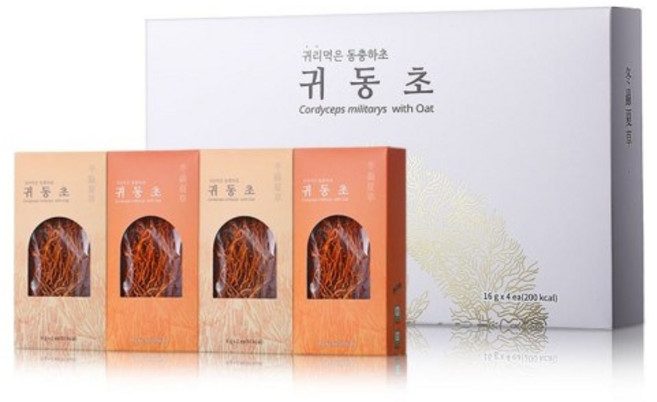 귀리먹은 동충하초 귀동초_건초세트(16g x 4EA), 4개