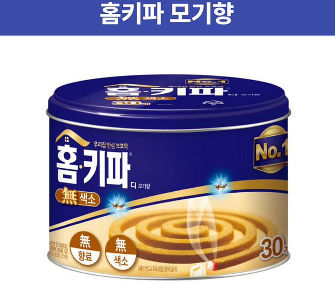 홈키파 디 모기향 30개입, 390g, 1개