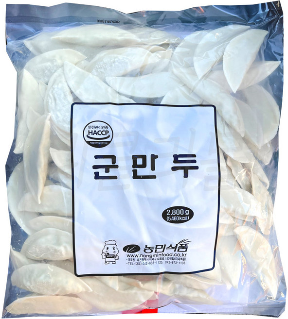 팔도맛쟁이 농민식품 대용량 업소용 군만두, 2.8kg, 1개