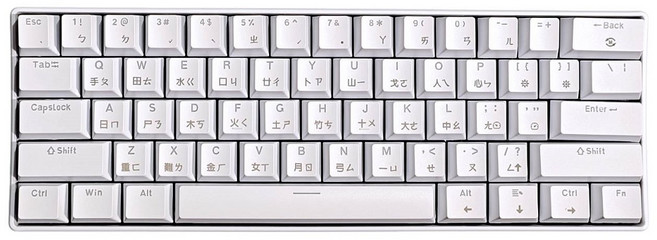 61鍵 青軸 RGB鍵盤 電競 有線 機械式鍵盤, 黑, 61-001