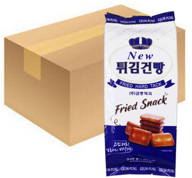 [캔디마을] 금풍 튀김건빵 250X12봉, 240g, 12개