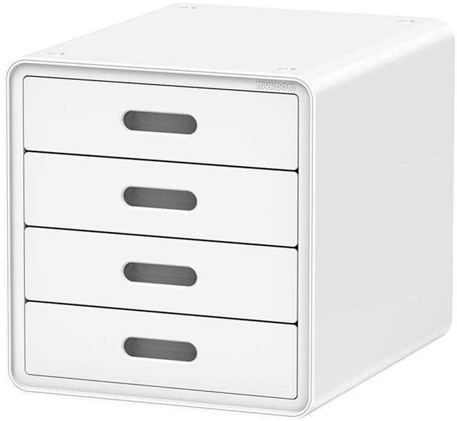 리템 마이룸 디럭스 캐비넷, 화이트, 4단