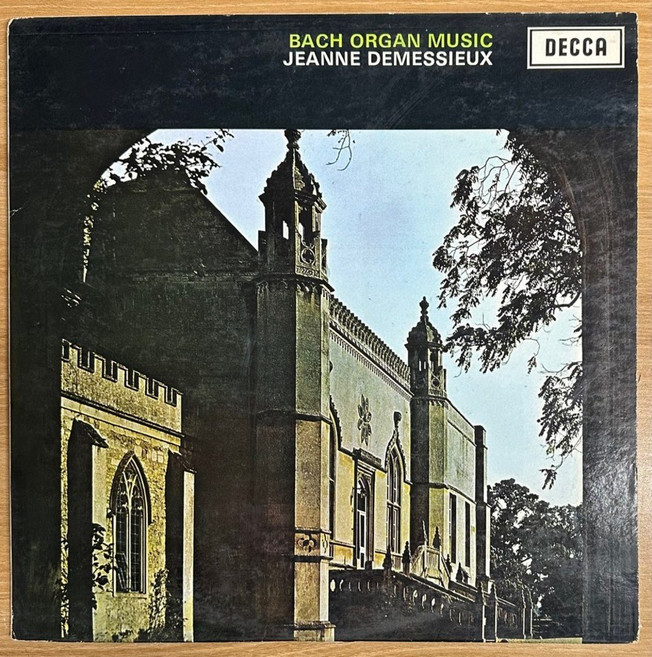 중고LP) Bach - Organ Music (바흐/오르간연주 : Jeanne Demessieux/제나바 빅토리아 홀) (자켓EX/음반EX+)